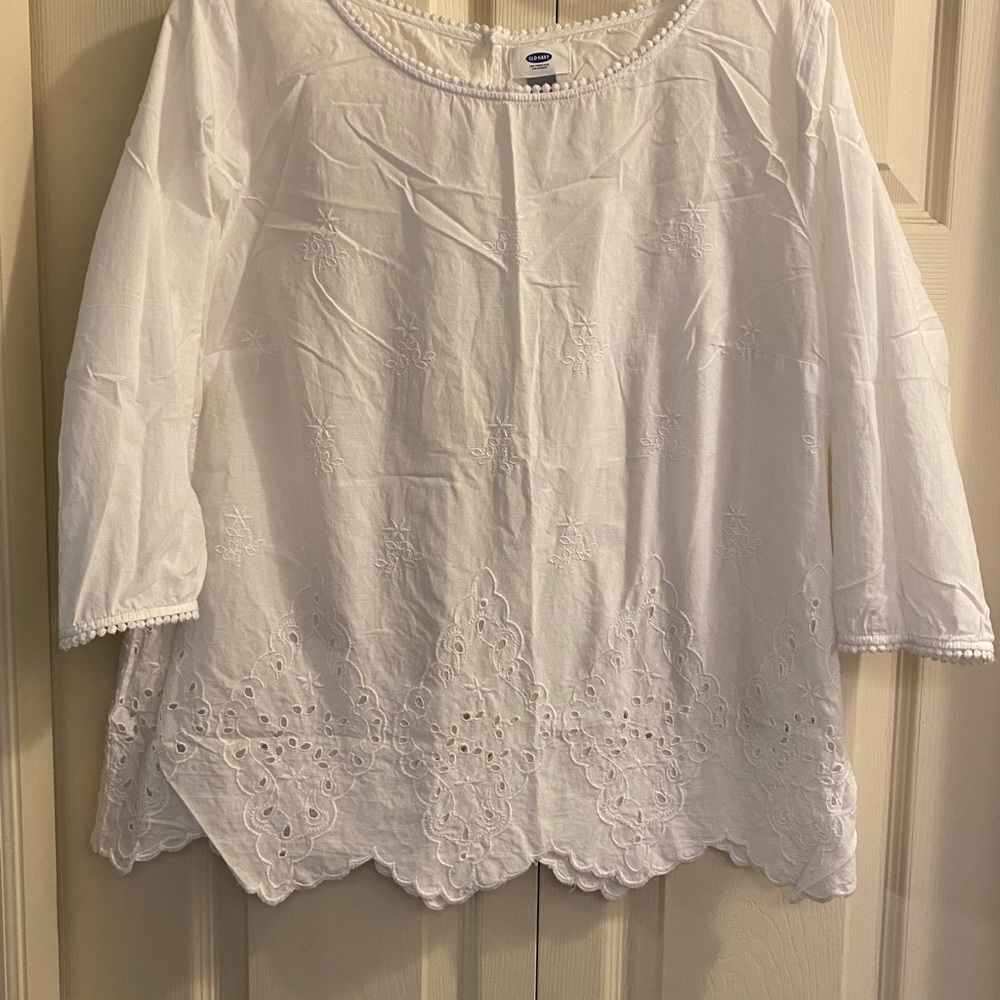 Old Navy White Blouse